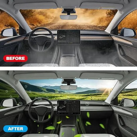 4 PCS Cabin Air Filter HEPA Compatible  With Tesla Model Y Air Intake Filter Replacement with Activated Carbon